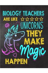 Biology Teachers are like Unicorns They make Magic Happen