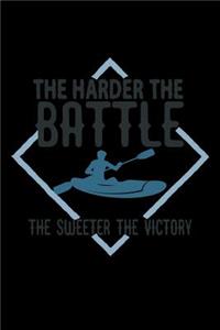 The harder the battle, the sweeter the victory