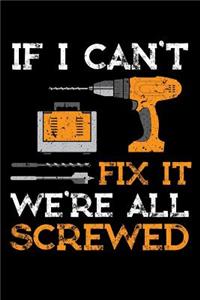 If I Can't Fix It We're All Screwed