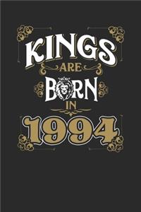 Kings Are Born In 1994: Blank Lined Notebook / Journal (6 X 9 -120 Pages) - Birthday Gift Idea