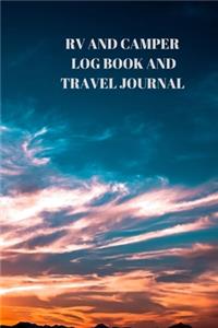 RV and Camper Log Book and Travel Journal