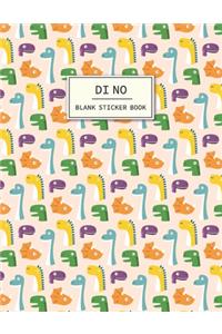 Dino Blank Sticker Book