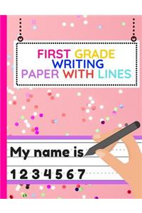 First Grade Writing Paper with Lines