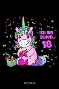 Ich Bin Schon 18 Notizbuch