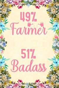 49% Farmer 51% Badass