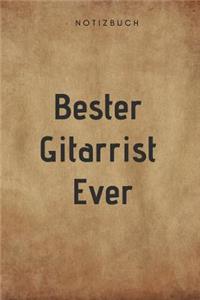Bester Gitarrist Ever Notizbuch