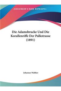 Die Adamsbrucke Und Die Korallenriffe Der Palkstrasse (1891)