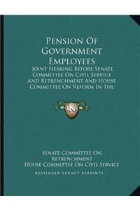 Pension Of Government Employees