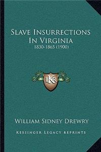 Slave Insurrections In Virginia