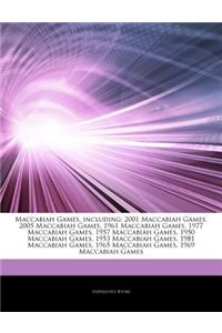 Articles on Maccabiah Games, Including