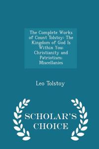The Complete Works of Count Tolstoy