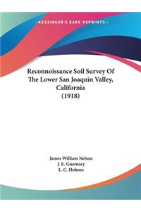 Reconnoissance Soil Survey Of The Lower San Joaquin Valley, California (1918)