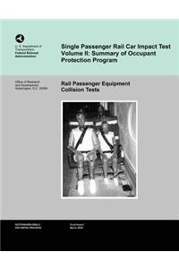 Single Passenger Rail Car Impact Test Volume II