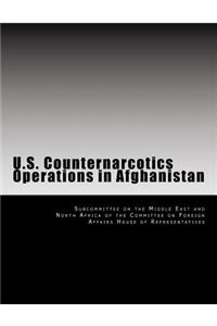 U.S. Counternarcotics Operations in Afghanistan
