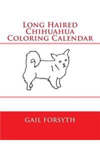 Long Haired Chihuahua Coloring Calendar