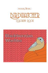 Birdwatcher Coloring Book