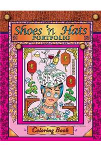 Shoes 'n Hats Portfolio Coloring Book