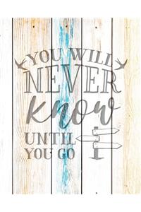 You Will Never Know Until You Go