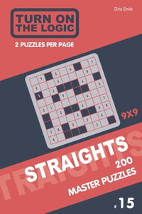 Turn On The Logic Straights 200 Master Puzzles 9x9 (15)