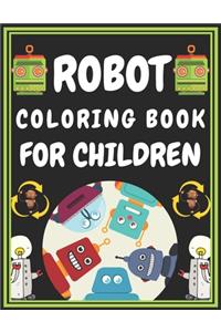 Robot Coloring Book for Children