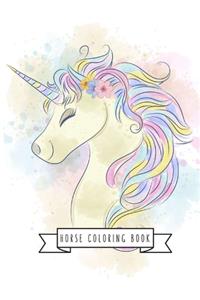 Horse Coloring Book