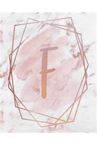 Letter F Lined Journal