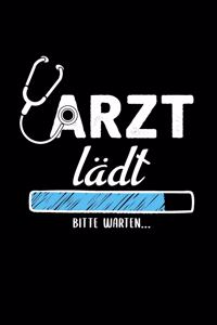 Arzt lädt Bitte warten