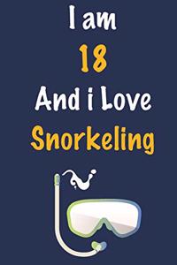 I am 18 And i Love Snorkeling