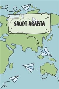 Saudi Arabia: Ruled Travel Diary Notebook or Journey Journal - Lined Trip Pocketbook for Men and Women with Lines