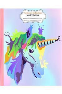 Unicorn Splashart Notebook