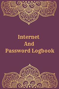 Internet And Password Logbook