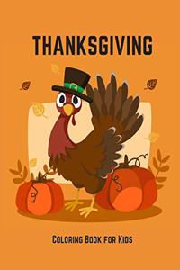 Thanksgiving Coloring Book for Kids