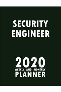 Security Engineer 2020 Weekly and Monthly Planner