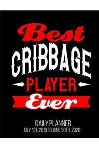 Best Cribbage Player Ever Daily Planner July 1st, 2019 To June 30th, 2020