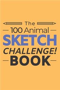 100 Animal Sketch Challenge Book