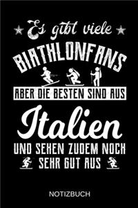Es gibt viele Biathlonfans aber die besten sind aus Italien und sehen zudem noch sehr gut aus