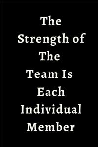 The Strength of The Team Is Each Individual Member