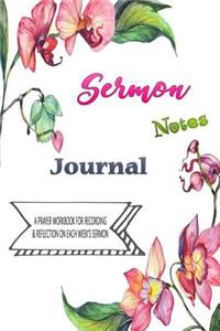 Sermon Notes Journal