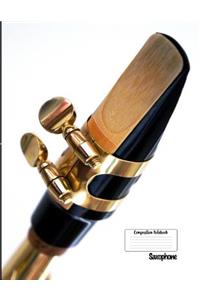 Compostion Notebook Saxophone