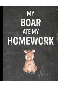 My Boar Ate My Homework