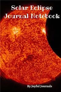 Solar Eclipse Journal Notebook