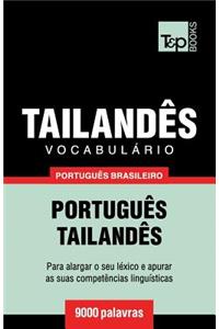 Vocabulário Português Brasileiro-Tailandês - 9000 palavras