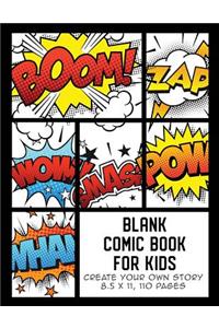 Blank Comic Book for Kids