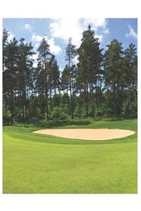 Golf Course Oversized 8.5x11, 150 Page Lined Blank Journal Notebook