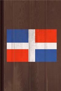 Dominican Republic Flag Journal Notebook