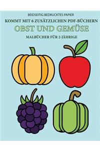 Malbücher für 2-Jährige (Obst und Gemüse)