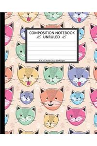 Unruled Composition Notebook 8