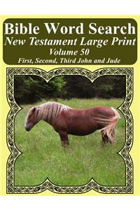 Bible Word Search New Testament Large Print Volume 50