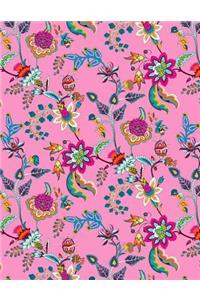 My Big Fat Bullet Journal Chinoiserie Pattern on Pink