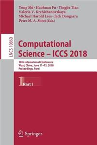 Computational Science - Iccs 2018